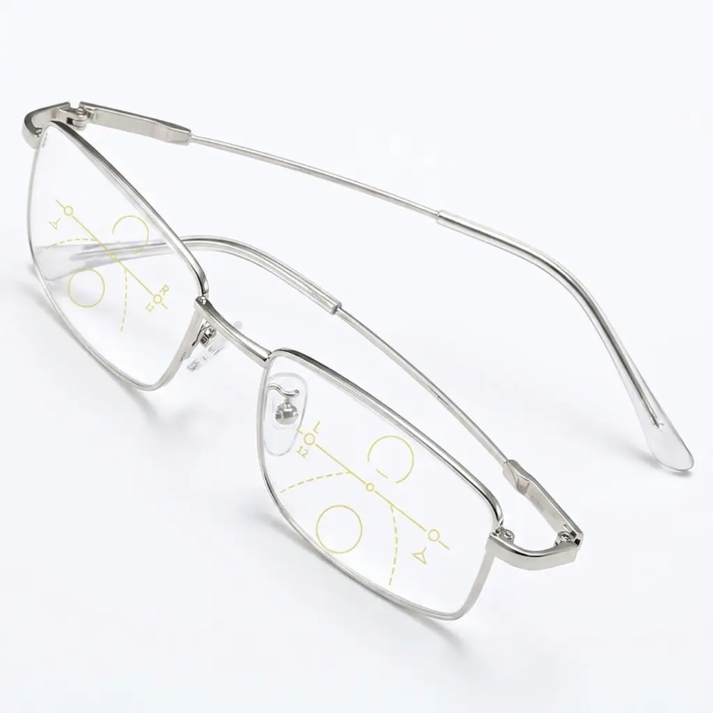 Reading Glasses Multi Focal Progressive Rectangular Frame - Image 2