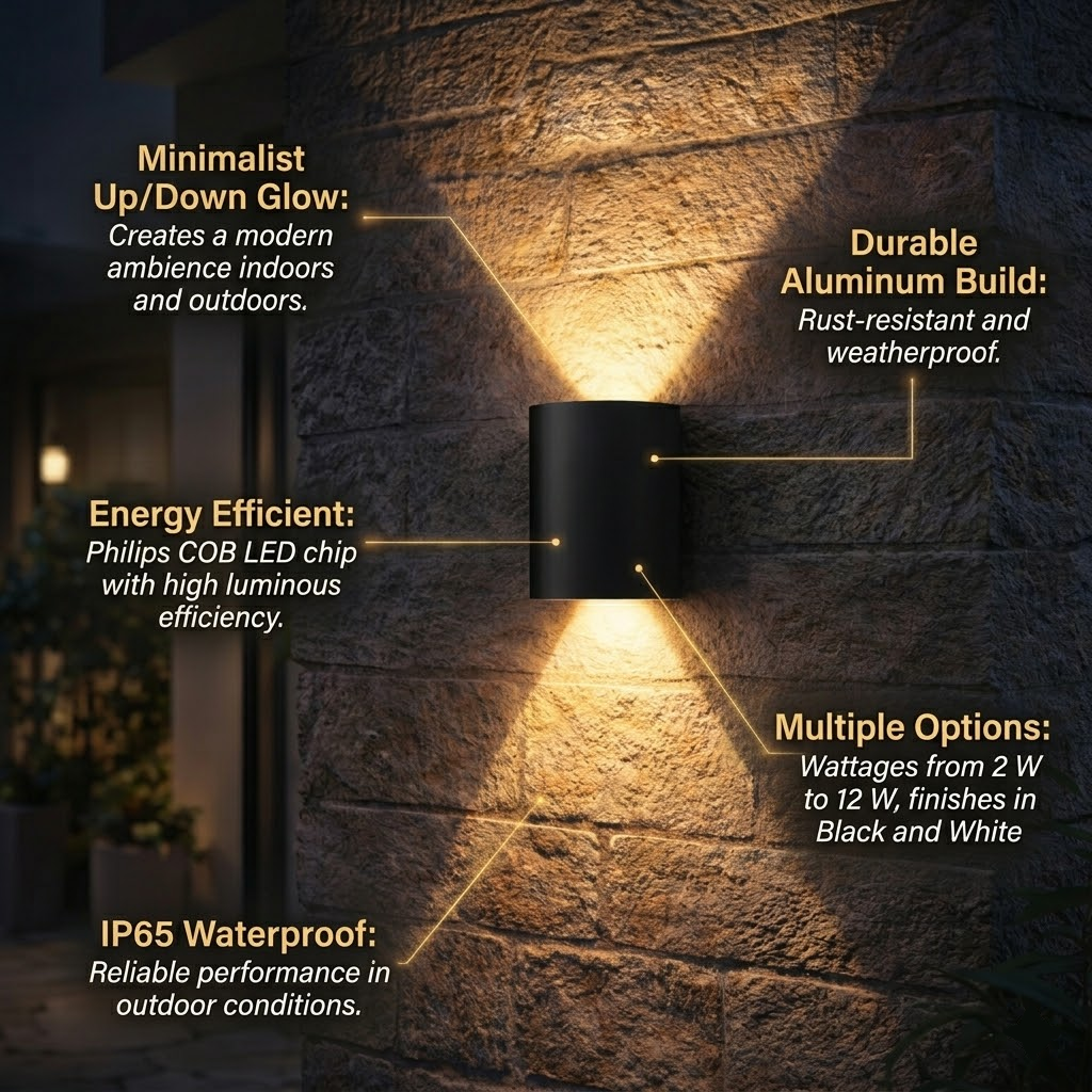 Rechargeable Battery Outdoor Wall Light Motion Sensor Design - Image 2