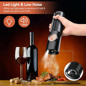 Rechargeable Electric Salt and Pepper Mill Set USB Charging - Image 5