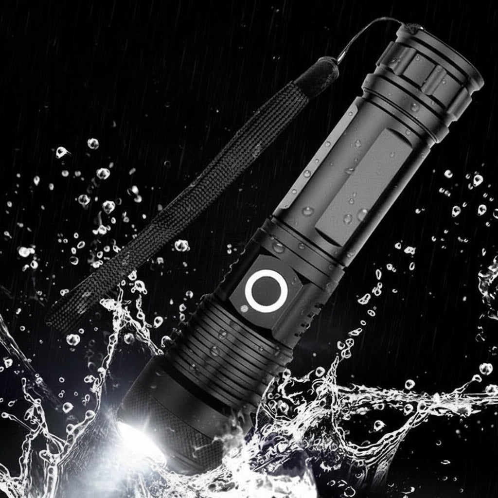 Rechargeable Flashlight High Lumen Powerful Compact Design - Image 4