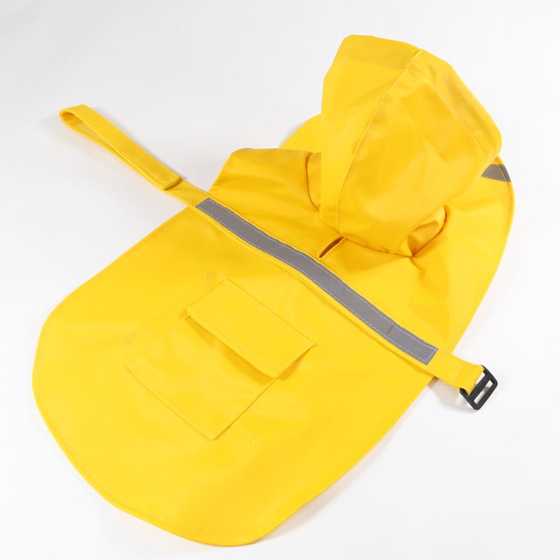 Reflective Dog Raincoat Hood Pet Poncho - Image 2