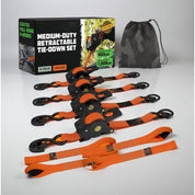 Retractable Ratchet Straps Heavy Duty Tie Down Set - Image 13