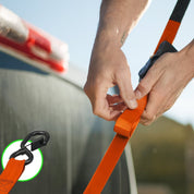 Retractable Ratchet Straps Heavy Duty Tie Down Set - Image 18