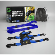 Retractable Ratchet Straps Heavy Duty Tie Down Set - Image 3