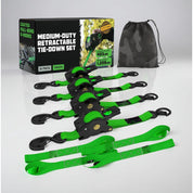 Retractable Ratchet Straps Heavy Duty Tie Down Set - Image 7