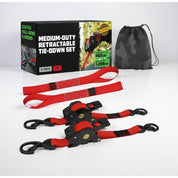 Retractable Ratchet Straps Heavy Duty Tie Down Set - Image 8