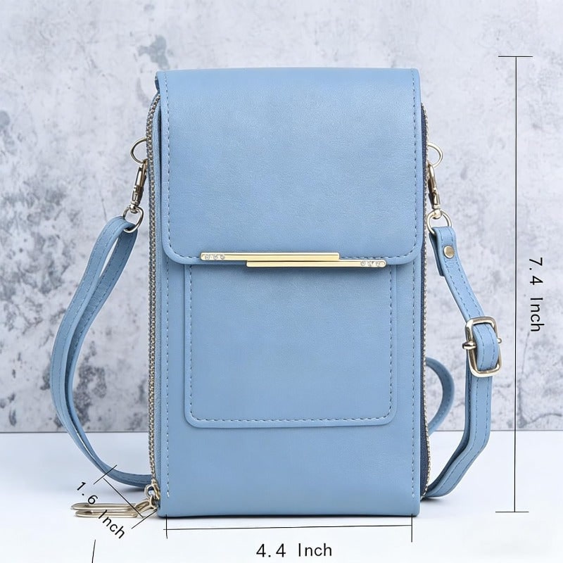RFID Anti-Theft Phone Wallet Crossbody Bag Secure Travel - Image 7