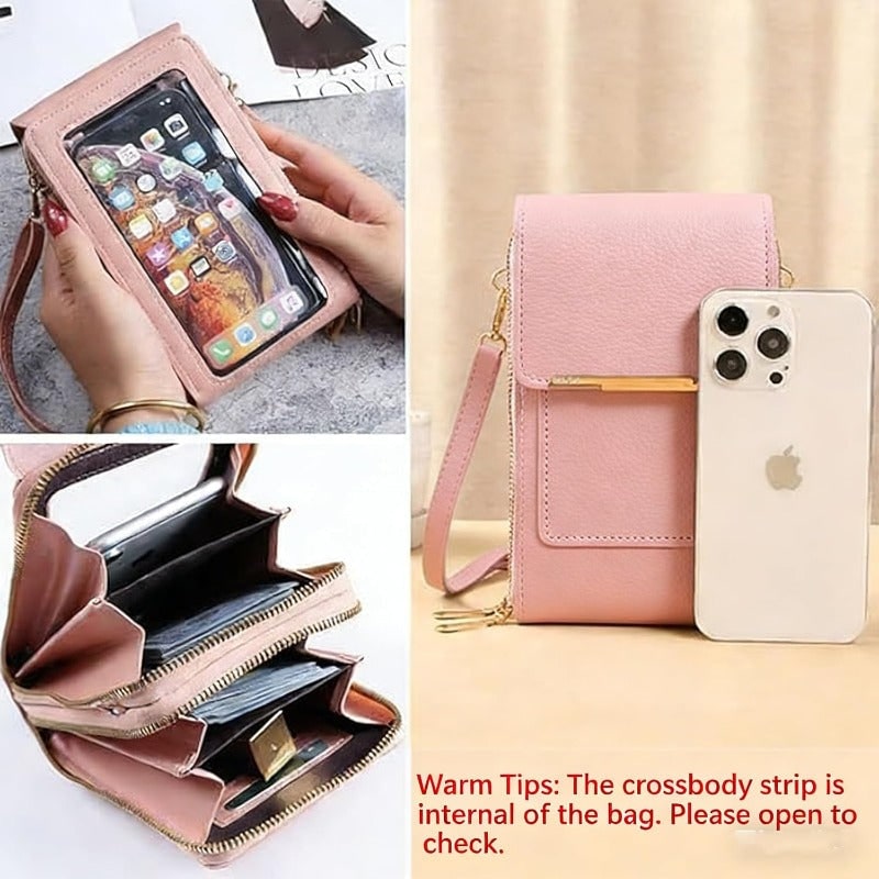 RFID Anti-Theft Phone Wallet Crossbody Bag Secure Travel - Image 8