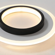 Round LED Ceiling Fixture Hallway Modern Metal Design - Image 14
