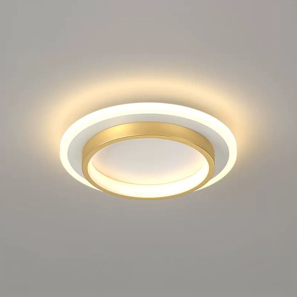 Round LED Ceiling Fixture Hallway Modern Metal Design - Image 27