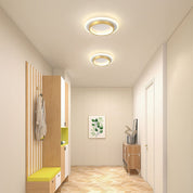 Round LED Ceiling Fixture Hallway Modern Metal Design - Image 28