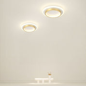 Round LED Ceiling Fixture Hallway Modern Metal Design - Image 29