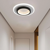 Round LED Ceiling Fixture Hallway Modern Metal Design - Image 4
