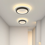 Round LED Ceiling Fixture Hallway Modern Metal Design - Image 5