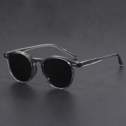 Round Sunglasses Polycarbonate Lenses Retro Style - Image 1