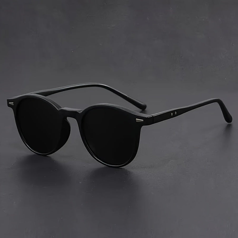 Round Sunglasses Polycarbonate Lenses Retro Style - Image 4