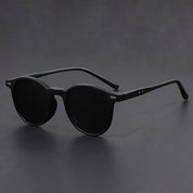Round Sunglasses Polycarbonate Lenses Retro Style - Image 4