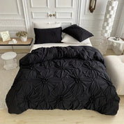 Ruffle Flower Quilt Cover Set Elegant Bedding Cozy Bedrooms - Image 3