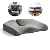 Seat Cushion Back Ergonomic Design Gray - Image 1