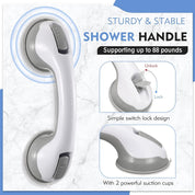 Secure Grab Bar Bathroom Safety Suction Handle Stability - Image 5