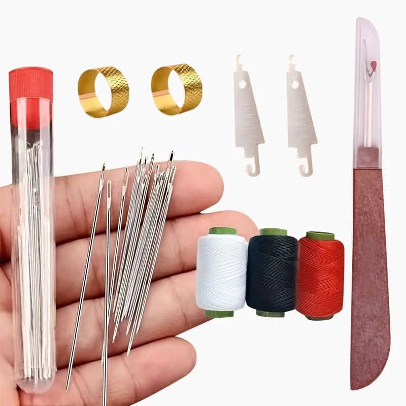 Sewing Tool Set Needles Threads and Accessories Beginners - Image 1