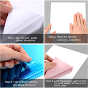 Shatterproof Adhesive Mirror Sheets Home Decor and Diy Projects - Image 5