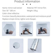 Shatterproof Adhesive Mirror Sheets Home Decor and Diy Projects - Image 6