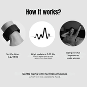 Silent Wake-Up Alarm Band Adjustable Vibration Intensity - Image 1