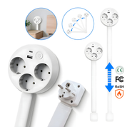 Smart Power Strip Adjustable Length Modern Home Use - Image 2
