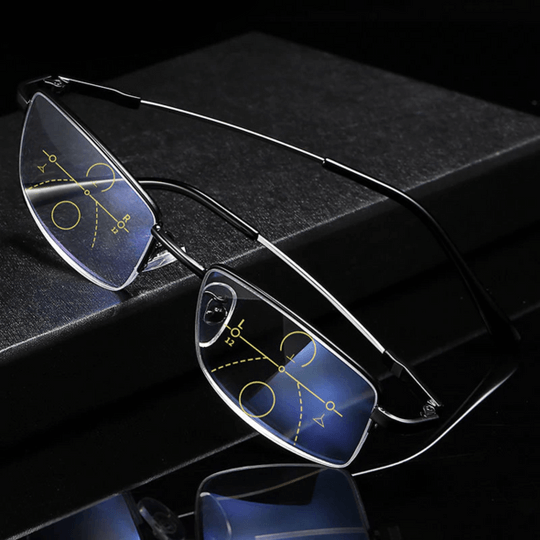 Smart Progressive Multifocal Reading Glasses Blue Light Filter - Image 1