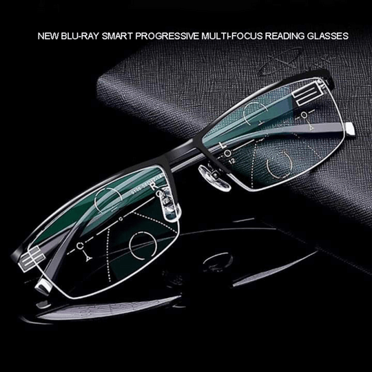 Smart Progressive Multifocal Reading Glasses Blue Light Filter - Image 2