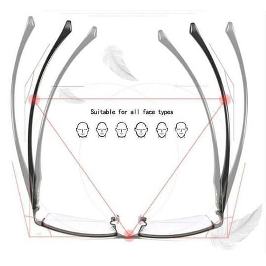 Smart Progressive Multifocal Reading Glasses Blue Light Filter - Image 9