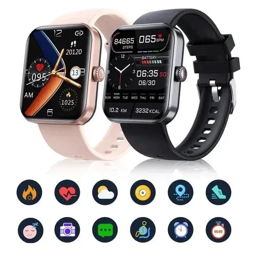 Smartwatch Health Monitoring Fitness Tracker Touchscreen Display - Image 4