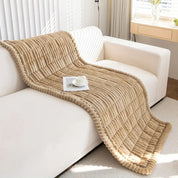 Sofa Cover Couch Cover Plush Pleated Edge Stretch Slipcover - Image 10
