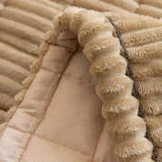 Sofa Cover Couch Cover Plush Pleated Edge Stretch Slipcover - Image 5