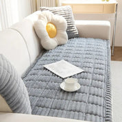 Sofa Cover Couch Cover Plush Pleated Edge Stretch Slipcover - Image 6