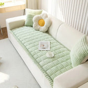 Sofa Cover Couch Cover Plush Pleated Edge Stretch Slipcover - Image 7