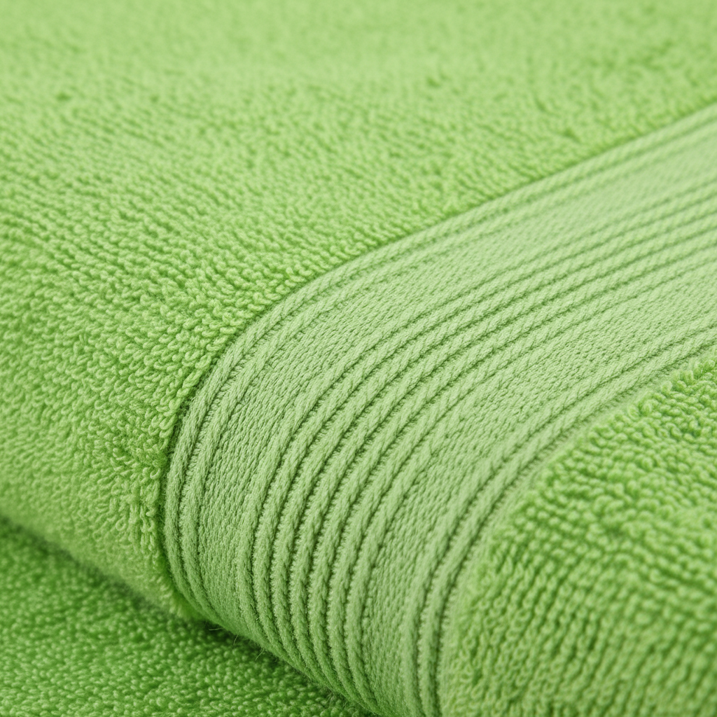 Soft Green Cotton Towel Set 10-Piece Bathroom Essentials Bundle - Image 3