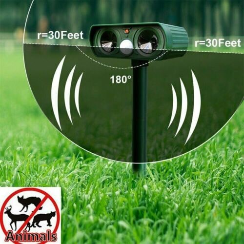 Solar Animal Pest Repeller Infrared Motion Activated Garden Device - Image 5