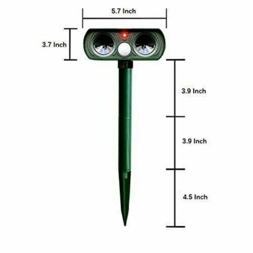 Solar Animal Pest Repeller Infrared Motion Activated Garden Device - Image 6