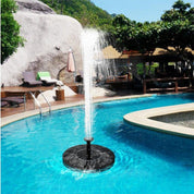 Solar Fountain Pump Backyard Pond Water Feature Decor - Image 1
