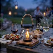 Solar Lantern Flickering Flame Effect Outdoor Lighting - Image 2