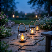 Solar Lantern Flickering Flame Effect Outdoor Lighting - Image 3