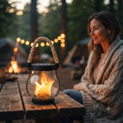 Solar Lantern Flickering Flame Effect Outdoor Lighting - Image 5