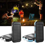 Solar Power Bank 20000mah Dual USB Charger Travel - Image 10