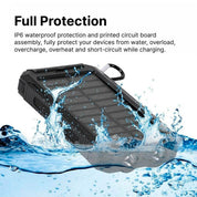 Solar Power Bank 20000mah Dual USB Charger Travel - Image 5