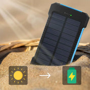 Solar Power Bank 20000mah Dual USB Charger Travel - Image 6