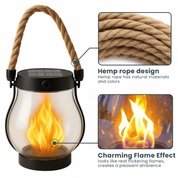 Solar Powered Outdoor Lantern LED Hanging Patio Garden - Image 3