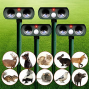 Solar Powered Pest Repeller Outdoor Animal Deterrent Device - Image 2