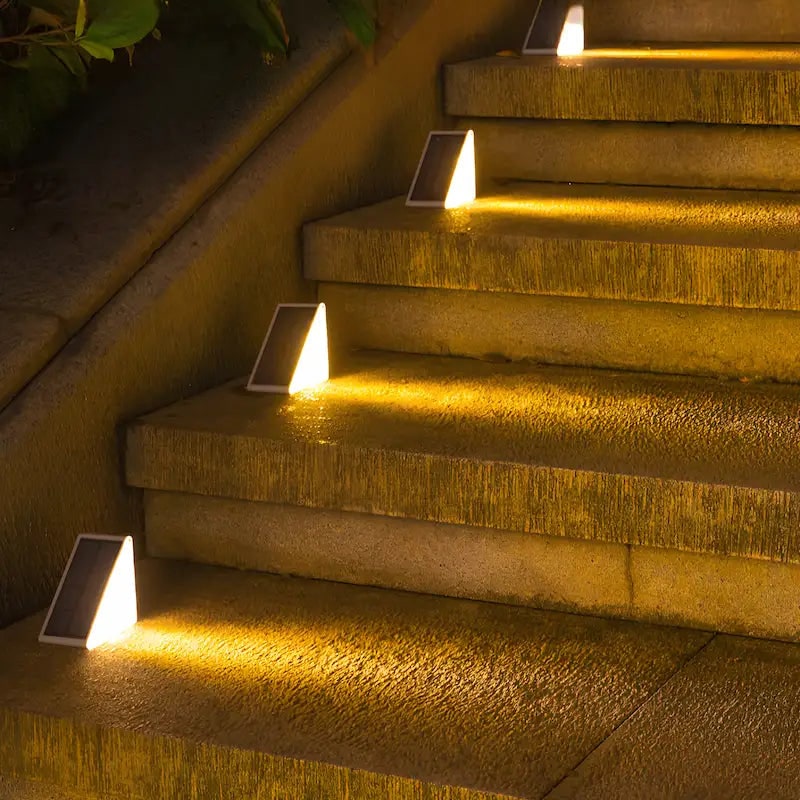 Solar Powered Stair Lights Outdoor Safety and Illumination - Image 3